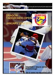 Download the sparring application form. - British Taekwondo