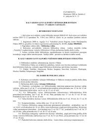 Vidaus tvarkos taisyklÃ„Â—s - Kalvarijos savivaldybÃ„Â—s vieÃ…Â¡oji biblioteka