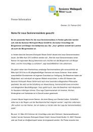 Presse-Information - Residenz-Gruppe Bremen