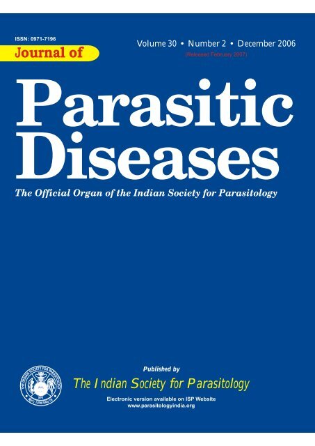 PDF File - The Indian Society for Parasitology