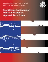 Significant Incidents of Political Violence Against ... - Terrorism