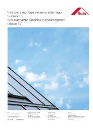 Einbauanleitung Sunroof SV Solarflexrohr Schnell Verbindung - Roto