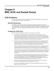 Chapter 6 MIDI, SCSI, and Sample Dumps - MIDI Manuals