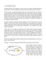 IL SISTEMA SOLARE: L'ORIGINE - stringherserale