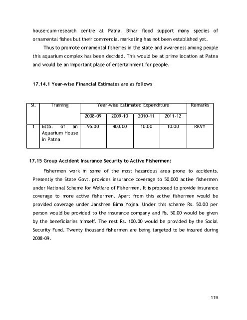 road map for fisheries development - Department of Agriculture ...