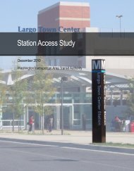 Largo Town Center Station Access Study - WMATA.com