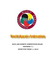 WKF Rules Version 7.1.pdf - Karate New Brunswick