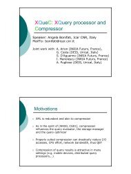 XQueC: XQuery processor and Compressor - LIFL