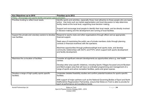 Stoke-on-trent sport and physical activity strategy 2009-2016