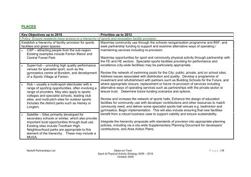 Stoke-on-trent sport and physical activity strategy 2009-2016