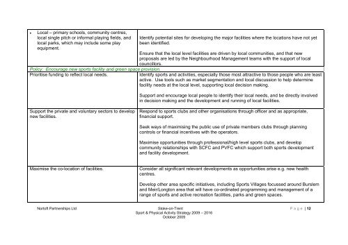 Stoke-on-trent sport and physical activity strategy 2009-2016