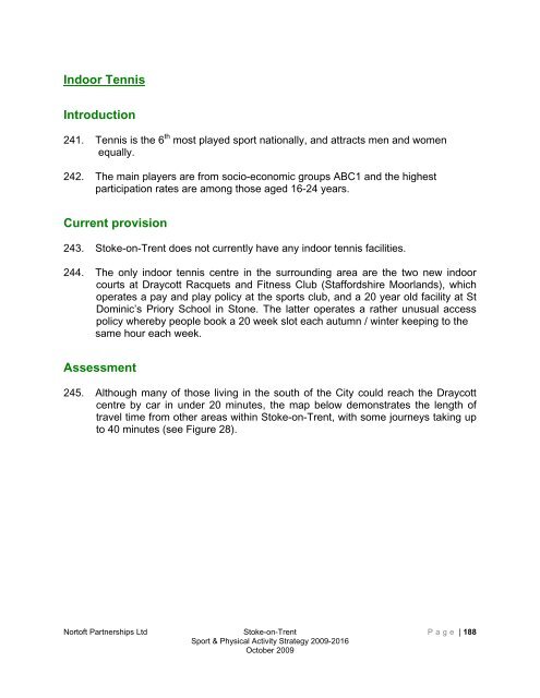 Stoke-on-trent sport and physical activity strategy 2009-2016