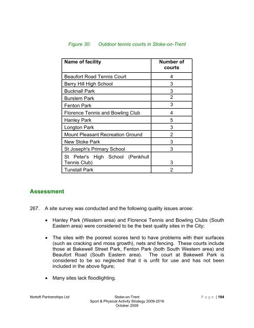 Stoke-on-trent sport and physical activity strategy 2009-2016