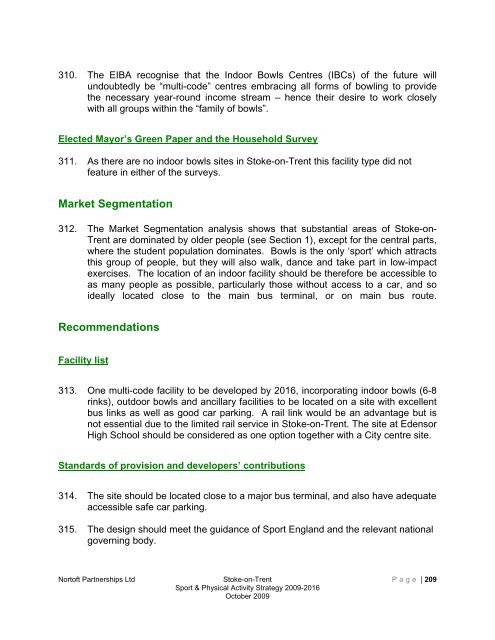 Stoke-on-trent sport and physical activity strategy 2009-2016