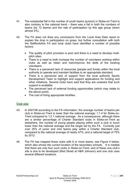 Stoke-on-trent sport and physical activity strategy 2009-2016