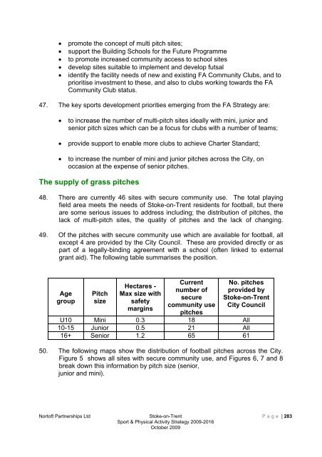 Stoke-on-trent sport and physical activity strategy 2009-2016