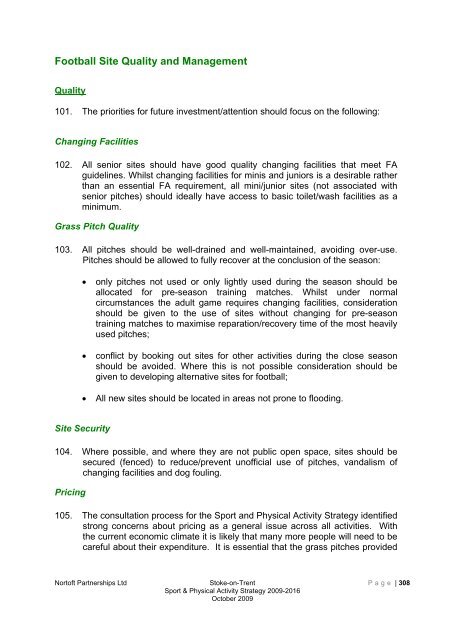 Stoke-on-trent sport and physical activity strategy 2009-2016