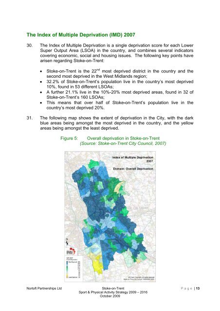 Stoke-on-trent sport and physical activity strategy 2009-2016