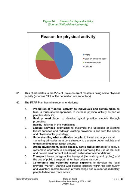 Stoke-on-trent sport and physical activity strategy 2009-2016