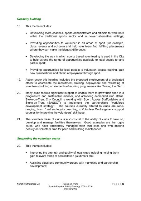 Stoke-on-trent sport and physical activity strategy 2009-2016