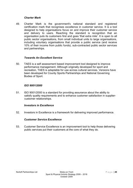 Stoke-on-trent sport and physical activity strategy 2009-2016