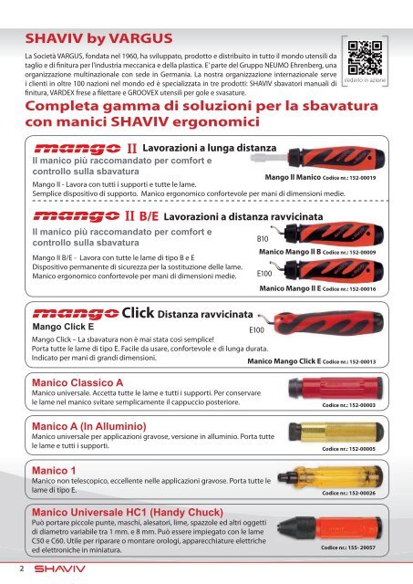 Catalogo VARGUS 01/2012 - SEF meccanotecnica