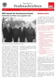 Oppenheimer Stadtnachrichten - SPD Oppenheim - Marcus Held