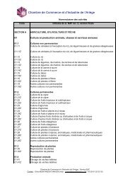 Nomenclature des activités NAF 2 - CCI Ariège