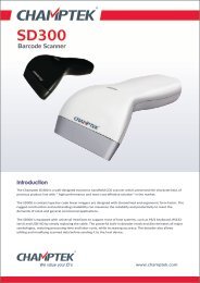 Barcode Scanner - Champtek