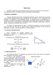 Saiba mais 1. Vetores e escalares - Rived