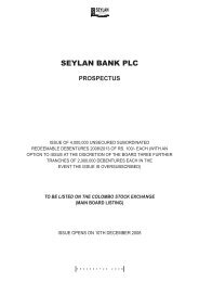 Seylan BK Prospectus 2008#F0617 - Seylan Bank