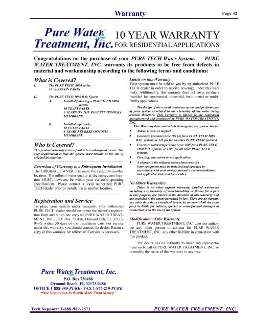 Control Valve Drive Parts List - Clean My Water