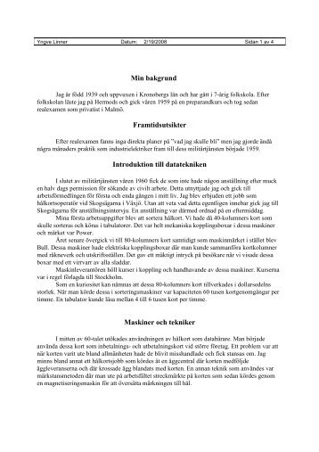 IT-rapport 2 - Tekniska museet