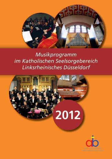 Musikprogramm im Katholischen Seelsorgebereich ...