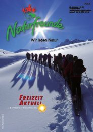 FREIZEIT AKTUELL FREIZEIT AKTUELL - Naturfreunde Kärnten