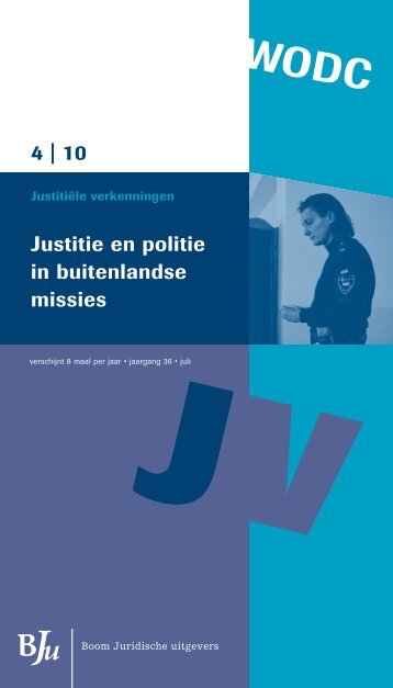 Justitie en politie in buitenlandse missies 4 | 10 - HiiL