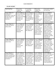 Healthiest Fastfood Spreadsheet Webquest Introduction