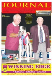 Kibble and Biscuits - Greyhound-Data