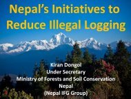 Transparency in Nepal's forestry Sector: A Baseline Assessment of ...