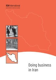 Doing Business in Iran - RSM International