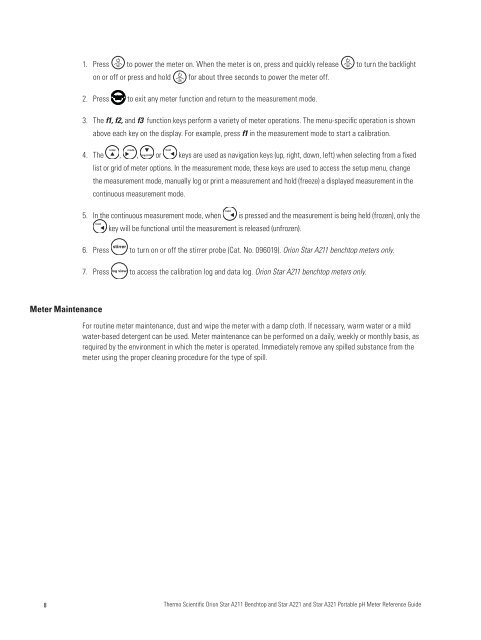 Thermo Scientific Orion Star A221 Reference Guide - Geotech ...