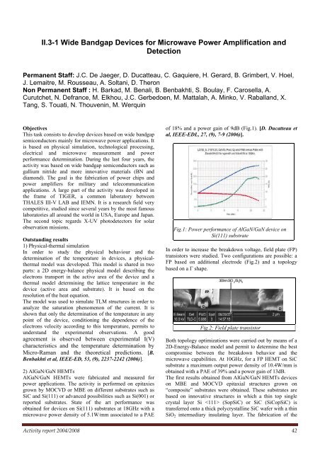 Activity Report 2004-2008 (3,5 MB â 1st - IEMN