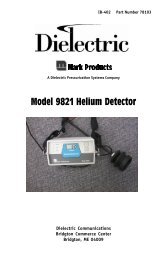 Model 9821 Helium Detector - Equipco