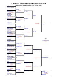 1.Deutsche Amateur Squash-Einzelmeisterschaft
