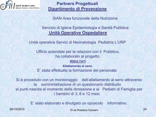 La prevenzione dell'obesitÃ . Buone pratiche a livello ... - CCM Network