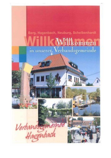 Neubürgerbroschüre E-Book - Verbandsgemeinde Hagenbach