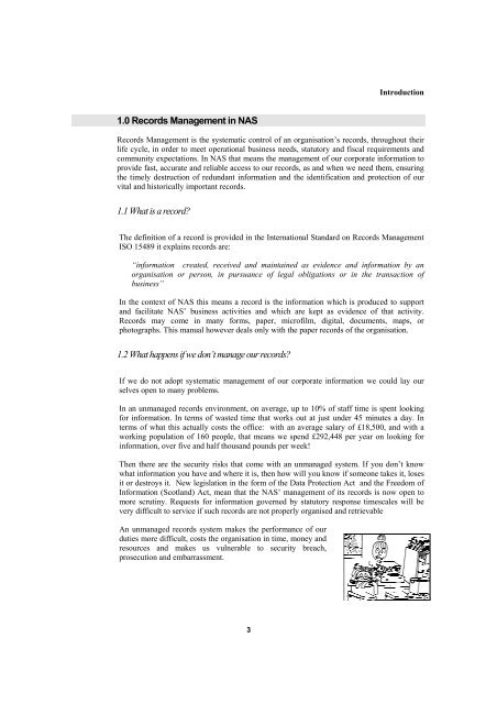 records management manual - National Archives of Scotland