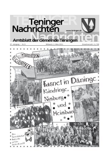 Die Verwaltung informiert - Gemeinde Teningen