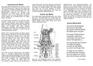 Geschichte der Mühle Technik der Mühle Unsere Windmühle Auf ...