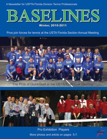 Winter, 2010-2011 - United States Professional Tennis Association